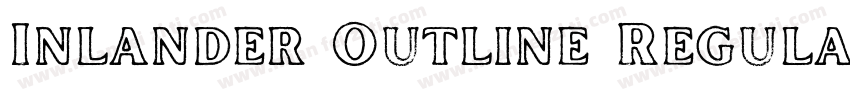 Inlander Outline Regular字体转换